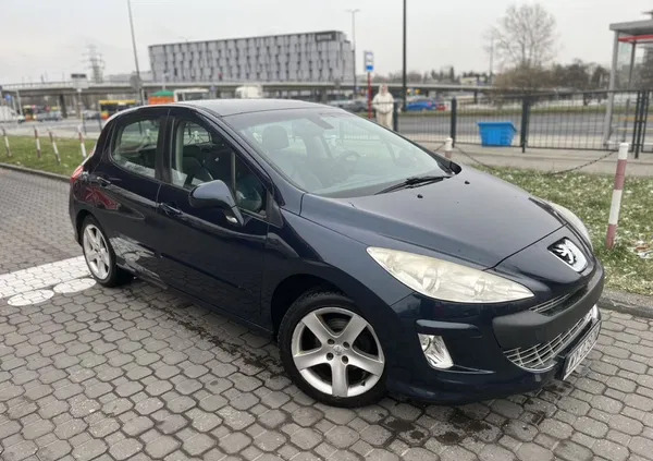 łódzkie Peugeot 308 cena 9000 przebieg: 192000, rok produkcji 2009 z Warszawa